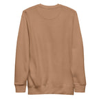Sudadera Unisex Premium Cocoa — vista de espalda