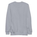 Sudadera Unisex Premium Gris — vista de espalda