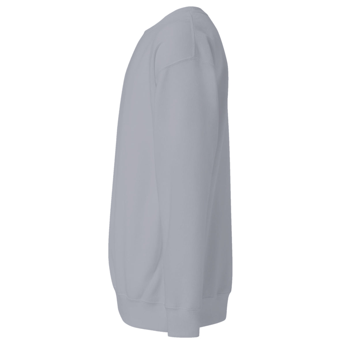 Sudadera Unisex Premium Gris — vista lateral izquierda