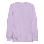 Sudadera Unisex Premium Lila — vista de espalda