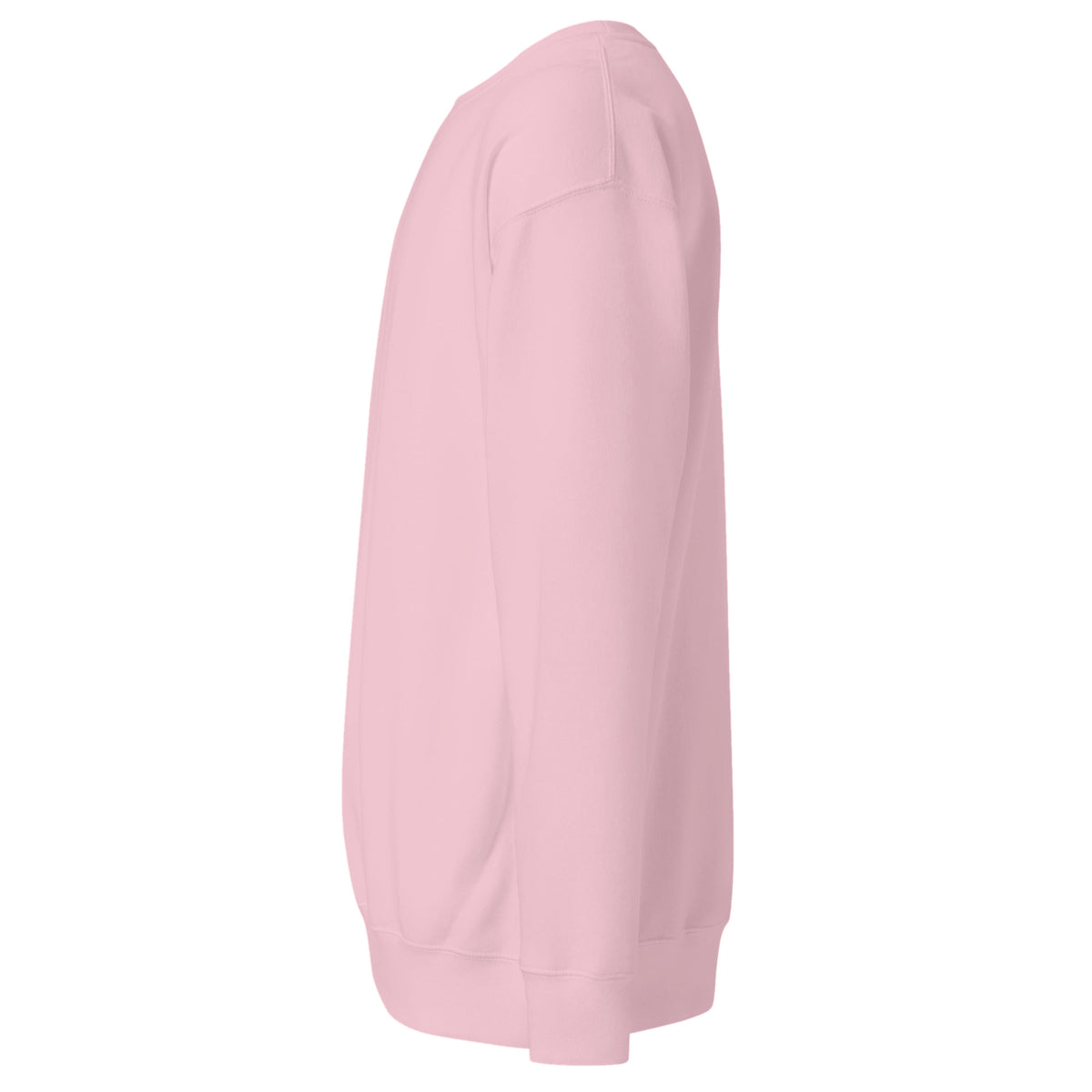 Sudadera Unisex Premium Rosada — vista lateral izquierda