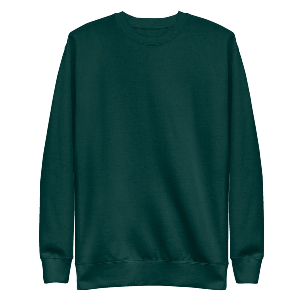 Sudadera Unisex Premium Verde Botella — vista frontal