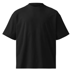 Playera oversize premium negra corte boxy para streetwear en Guatemala